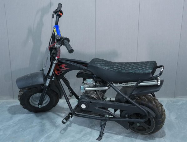 Green Diamond Stitch Retro Mini Bike Seat Cover for Motovox MBX10, for Mototec 105cc Mini Bike - Image 7