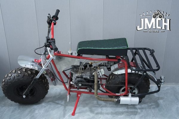 Green Diamond Stitch Seat Cover for Coleman ct200u Mini Bike 196cc Baja DB30, Hisun ct200u 196cc 200cc Trail Bike Cushion Replacement Parts - Image 7