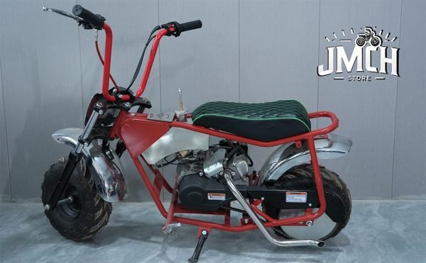 Green Diamond Stitch Retro Seat Cover for Coleman CC100X Mini Bike 98cc, Baja DB30 Hisun 100CC Kids Trail Bike Cushion Replacement Parts - Image 7