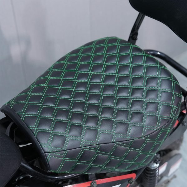 Mini Bike Green Diamond Stitch Retro Upgraded seat Cover (MB200) - Image 7